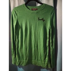 Banana Republic Merino Wool Sweater Kelly Green Lovely